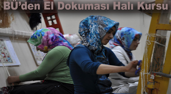 Bü`den `el dokuması halı` kursu