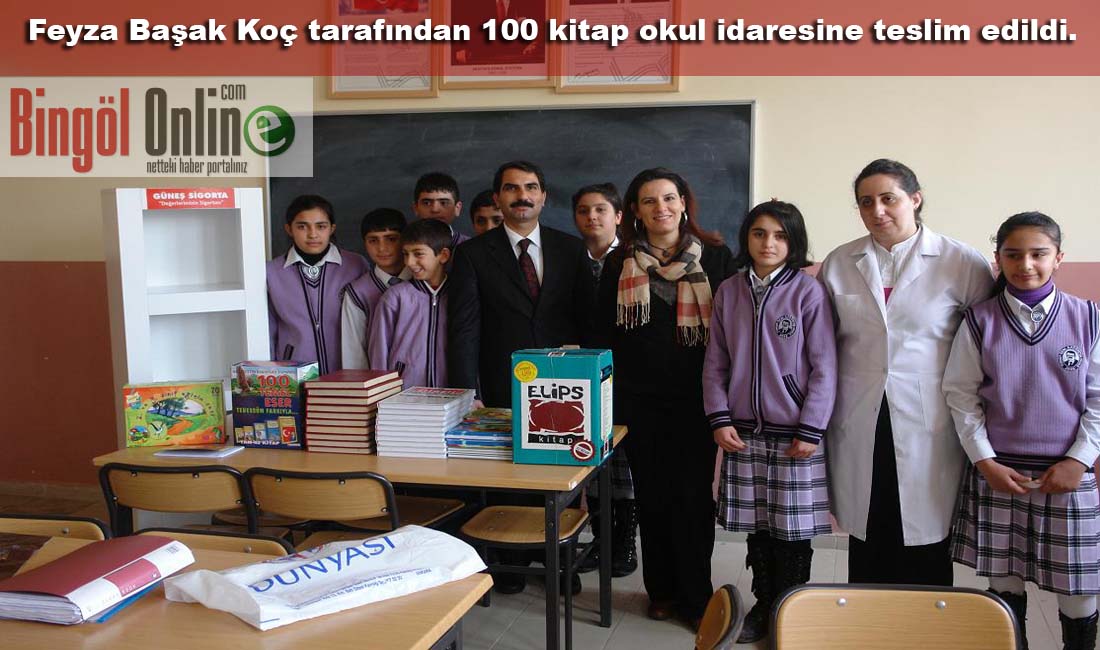 Çocuklara kitap hediye ettiler!