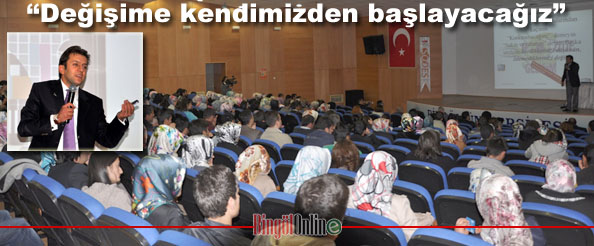 Değişime kendimizden başlayacağız