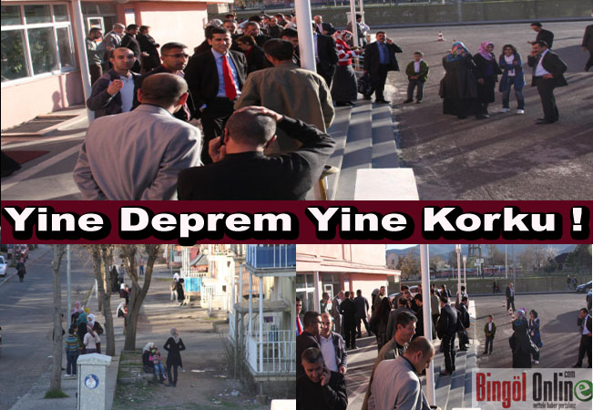 Deprem korkuttu