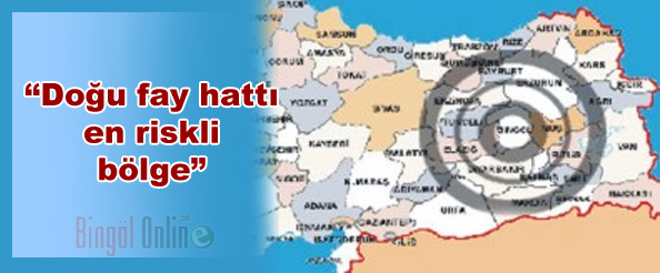 `Doğu fay hattı en riskli bölge”