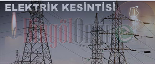 Elektrik kesintisi yapılacak