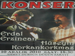 Erdal erzincan konser için gelecek