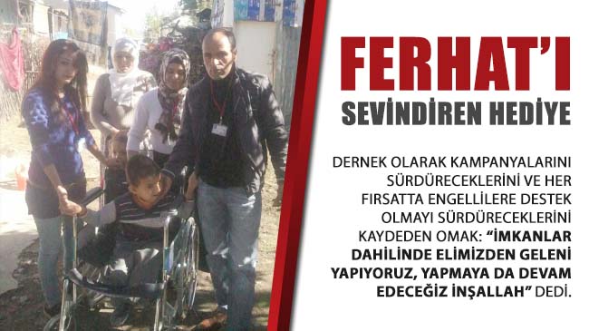 Ferhat`ı sevindiren hediye