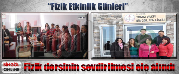 Fizik dersinin sevdirilmesi ele alındı