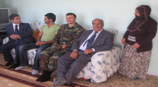Gazi ve şehit aileleri unutulmadı