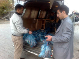 Genç-der 150 aileye kurban eti dağıttı
