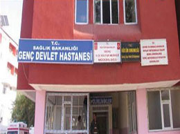 Genç devlet hastanesi`nde nöbet değişimi