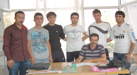 Genç murat spor`da son hazırlıklar yapıldı
