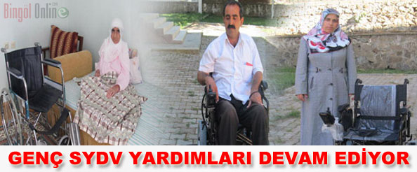 Genç sydv yardımları devam ediyor