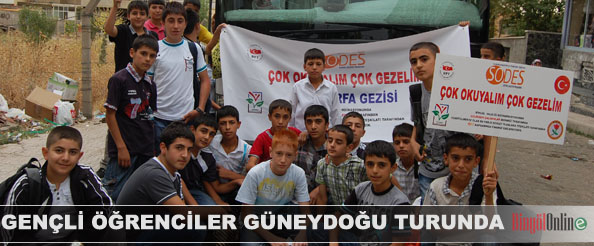 Gençli öğrenciler güneydoğu turunda