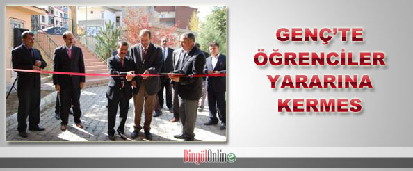 Genç`te öğrenciler yararına kermes