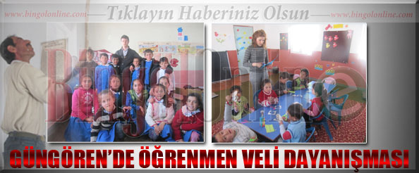 Güngören`de öğretmen veli dayanışması