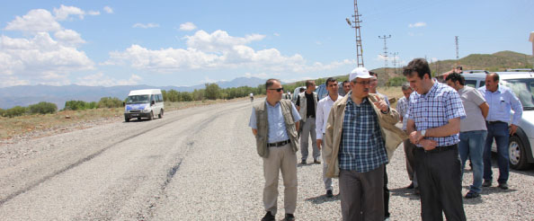 Güveçli yolu 4 şeritli yapıldı