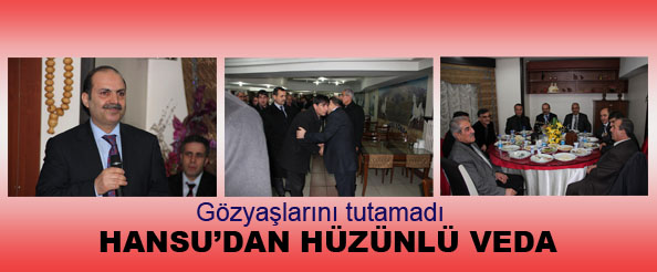 Hansu`dan hüzünlü veda