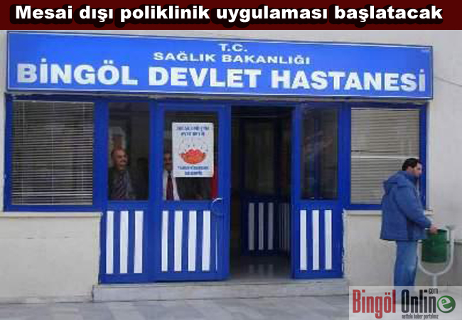 Hastanelerde mesai saatleri değişiyor