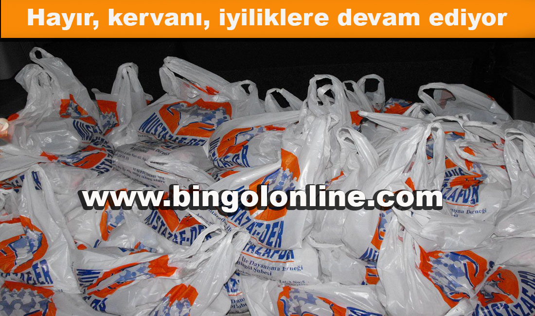 Hayır, kervanı, iyiliklere devam ediyor
