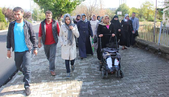 Hizmet için yürüdüler!