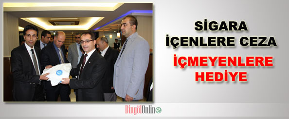 Içenlere ceza, içmeyenlere hediye