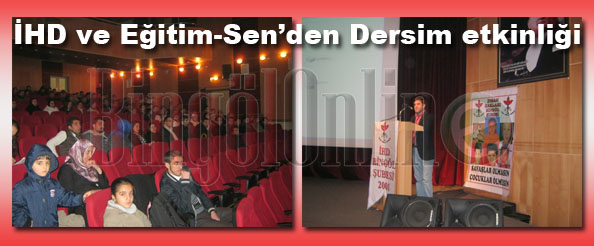 Ihd ve eğitim-sen`den dersim etkinliği