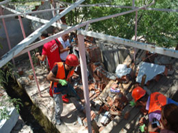 Ilıcalar`da deprem tatbikatı yapıldı