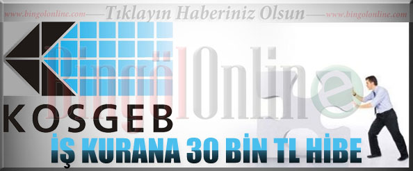 Iş kurana 30 bin tl hibe