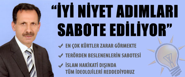 Iyi niyet adımları sabote ediliyor