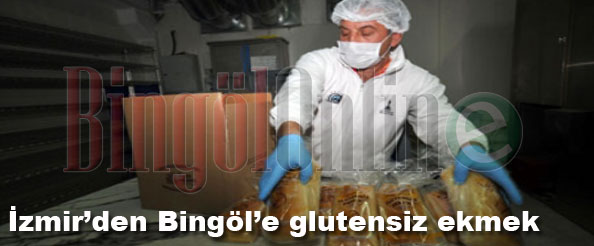 Izmir`den bingöl`e glutensiz ekmek