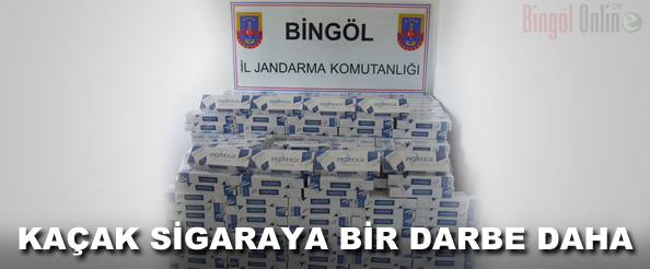 Jandarma`dan kaçak sigara operasyonu