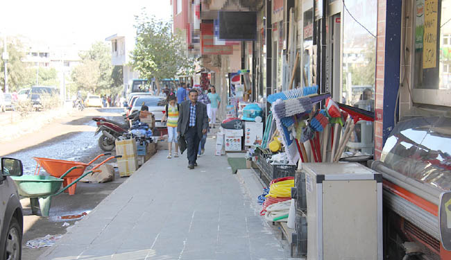 Kaldırımı işgal edenler cezalandırılacak