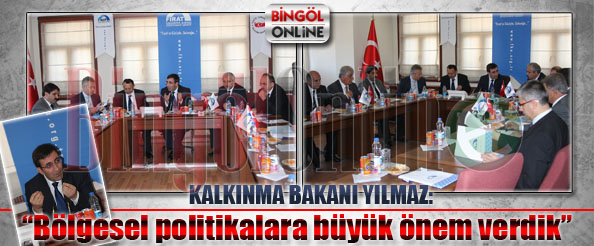 Kalkınma bakanı yılmaz bingöl`de