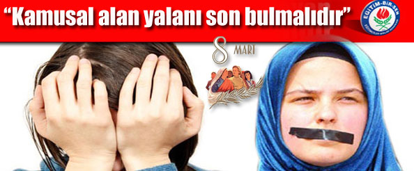 Kamusal alan yalanı son bulmalıdır