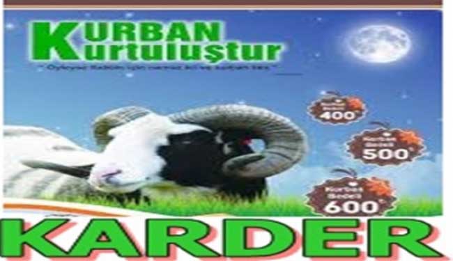 Kar-der kurban kampanyası başlattı