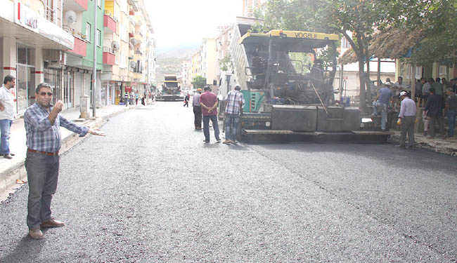 Karayolları`ndan belediyeye destek