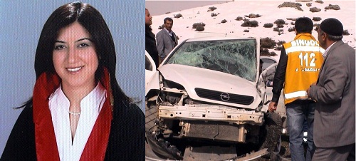 Karlıova hakimi kazada hayatını kaybetti