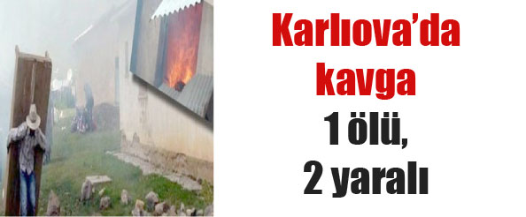 Karlıova`da kavga: 1 ölü, 2 yaralı