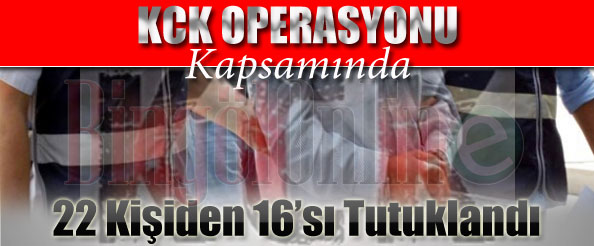 Kck operasyonu: 22 kişi gözaltına alındı