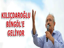 Kılıçdaroğlu, yarın bingöl`de