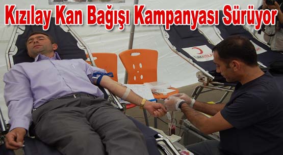 Kızılay`dan kan bağışı kampanyası