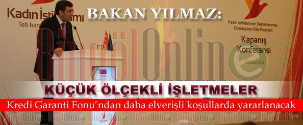 `Küçük ölçekli işletmeler de yeterince yararlanacak`