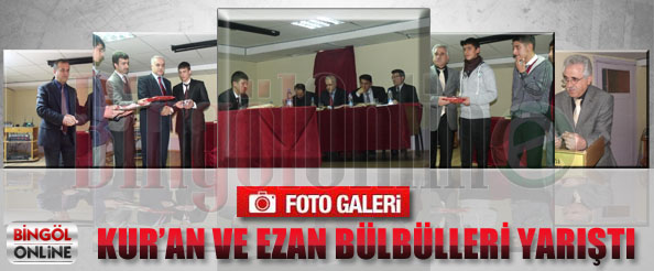 Kur`an ve ezan bülbülleri yarıştı