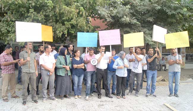 Lice olayları genç`te protesto edildi