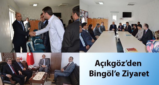 Meb müsteşarı açıkgöz`den bingöl ziyareti