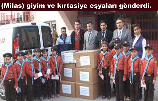 Milas`tan bingöl`e karne hediyesi