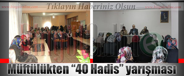 Müftülükten 40 hadis yarışması