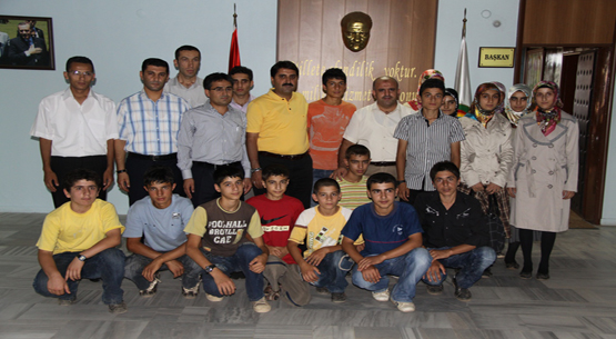 Öğrencilerden başkan atalay`a ziyaret