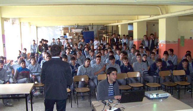 Öğrencilere temizlik konferansı