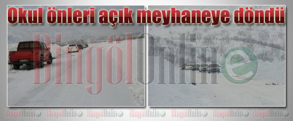 Okul önleri açık meyhaneye döndü