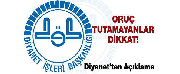 Oruç `tutamayanlar` dikkat!