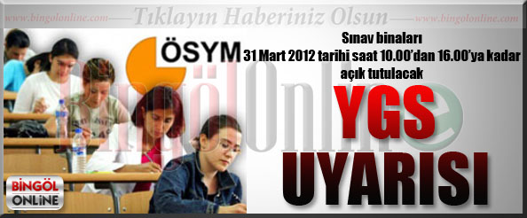 Ösym`den adaylara ygs uyarısı